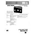 SONY WM55 Service Manual
