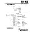 SONY MDP-K15 Service Manual