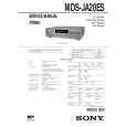 SONY MDSJA20ES Service Manual