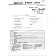 SHARP ER-03RP Parts Catalog