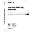 SONY MZR70 Owner's Manual