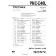 SONY PMCD40L Service Manual