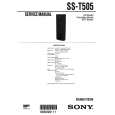 SONY SS-T505 Service Manual