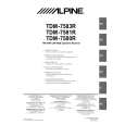 ALPINE TDM7581R Owner's Manual