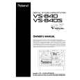 ROLAND VS-840S Owner's Manual