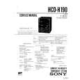 SONY HCDH190 Service Manual
