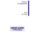 ARTHUR MARTIN ELECTROLUX FE0220W1 Owner's Manual