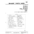 SHARP SF-2014 Parts Catalog
