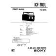SONY ICF780L Service Manual