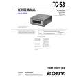 SONY TCS3 Service Manual
