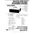 SONY XRU441RDS Service Manual