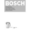 BOSCH TWK911UC Owner's Manual