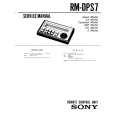 SONY RMDPS7 Service Manual