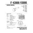 SONY FV2000 Service Manual