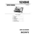 SONY 16249048 Service Manual