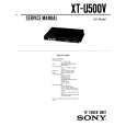 SONY XTU500V Service Manual