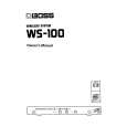 BOSS WS-100 Owner's Manual