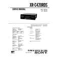 SONY XRC420RDS Service Manual