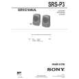 SONY SRSP3 Service Manual