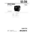 SONY SSZX8 Service Manual