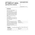 KENWOOD KT660 Owner's Manual