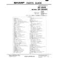 SHARP SF-2040 Parts Catalog