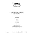 ZANUSSI ZWV1651S Owner's Manual