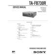 SONY TAFB730R Service Manual