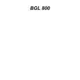 FAURE BGL800W Owner's Manual