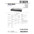 SONY STSE370 Owner's Manual