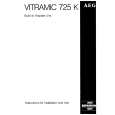 AEG 725 K Owner's Manual