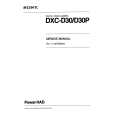 SONY DXCD30 Service Manual