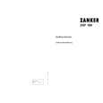 ZANKER ZKF180 (PRIVILEG) Owner's Manual