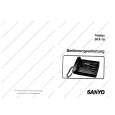 SANYO SFX10 Owner's Manual