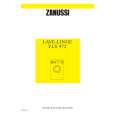 ZANUSSI FLS472 Owner's Manual