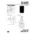 SONY SSA207 Service Manual