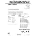 SONY MHCGRX40AV Service Manual
