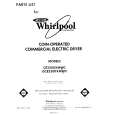 WHIRLPOOL CE2500XMW0 Parts Catalog