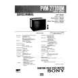 SONY PVM2730QM Service Manual