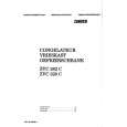 ZANUSSI ZVC282C Owner's Manual