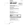 SONY XR-4147 Owner's Manual