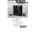 SONY TC-777S-4J Service Manual