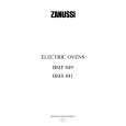 ZANUSSI BMF849AK Owner's Manual