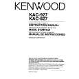 KENWOOD KAC827 Owner's Manual