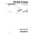 SONY PCVRX5M Service Manual