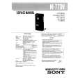 SONY M770V Service Manual