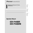 PIONEER DEH-P4400R(B) Owner's Manual