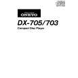 ONKYO DX703 Owner's Manual