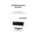PANASONIC CQR535EW Owner's Manual