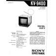 SONY KV9400 Service Manual